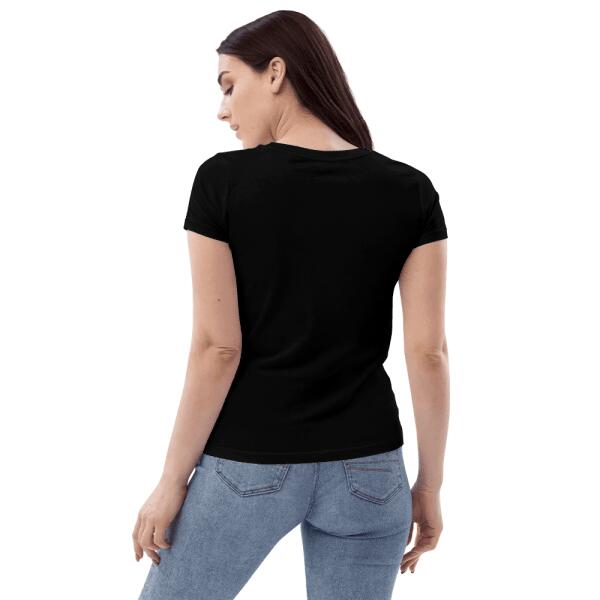 Niedlicher Hund in Tasche - Bio T-Shirt Damen Fitted - Personalisierbar