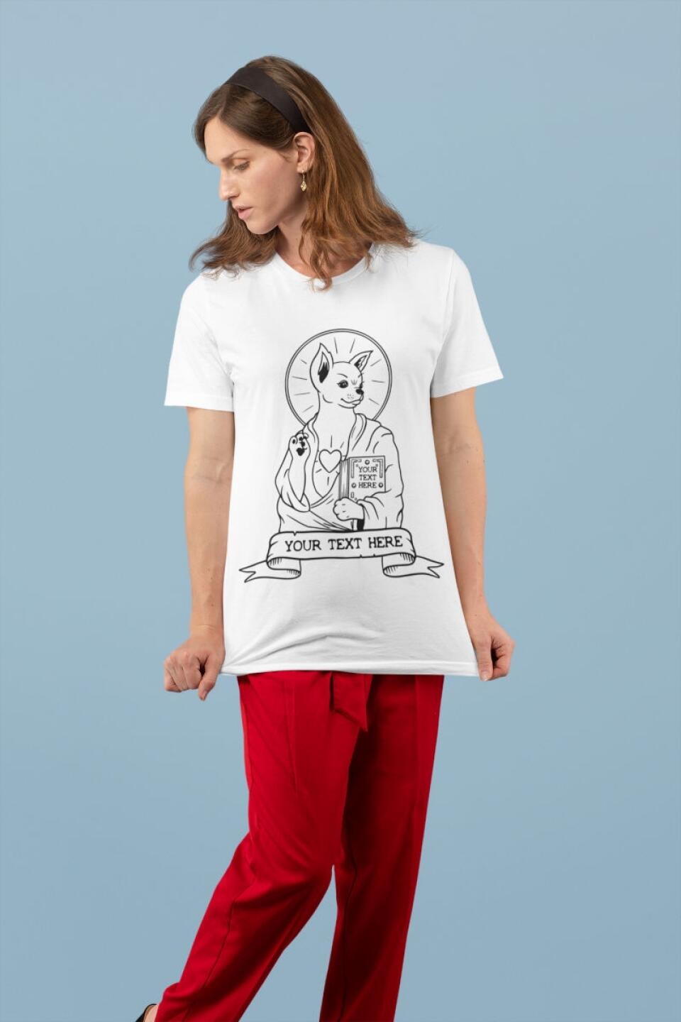 Unisex T-Shirt - DOG is LOVE - Personalisierbar