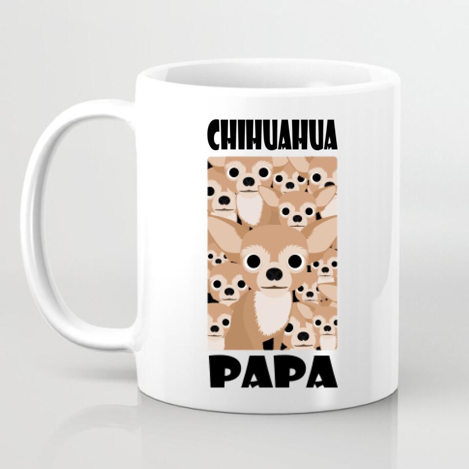 Personalisierbare Tasse - Chihuahua Liebe