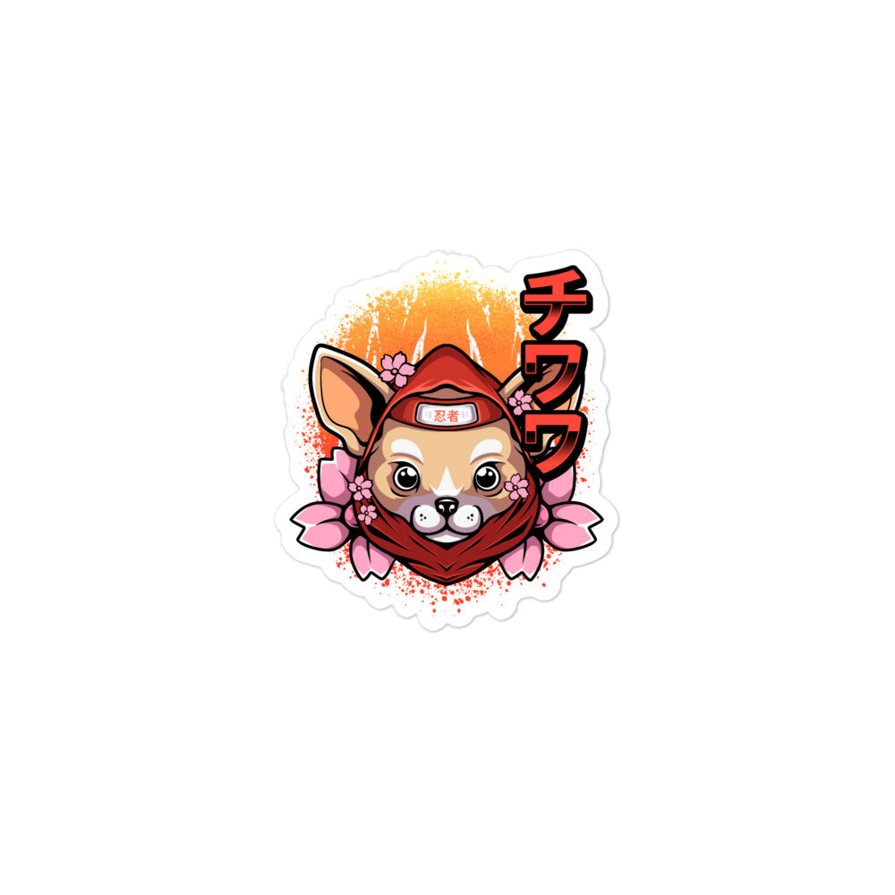 Chihuahua Kunoichi - Aufkleber