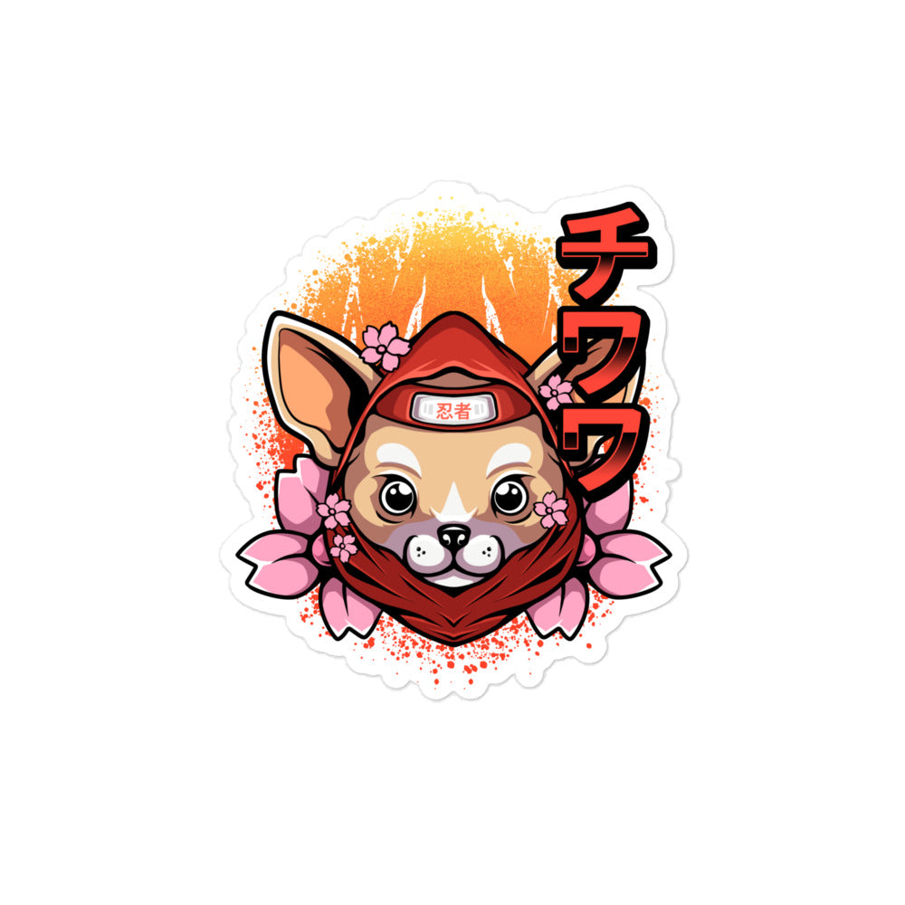 Chihuahua Kunoichi - Aufkleber