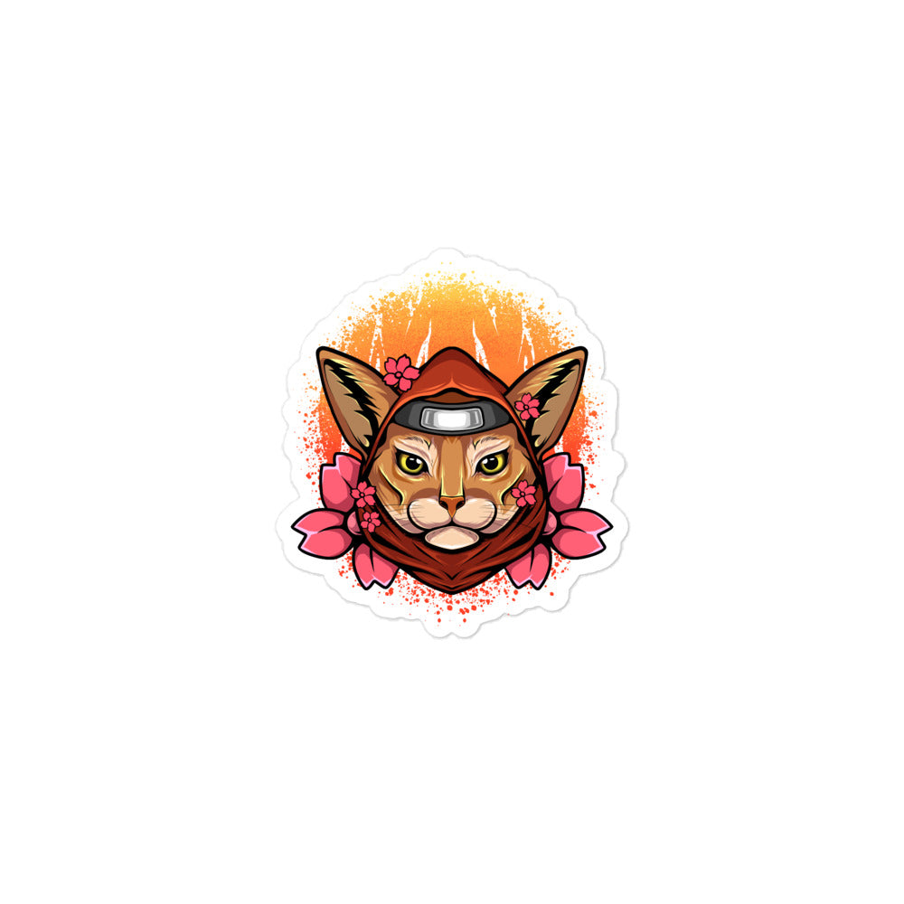 Abyssinian Kunoichi - Aufkleber