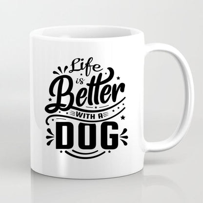 Personalized Mug - Boy/Girl with Dog in Arms