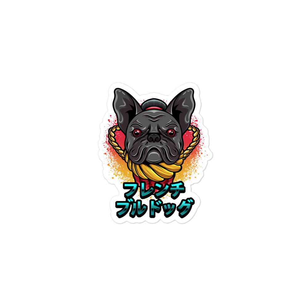 Französische Bulldogge Sumo - Aufkleber