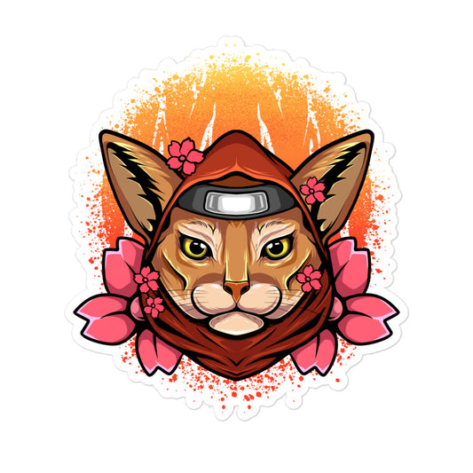 Abyssinian Kunoichi - Aufkleber