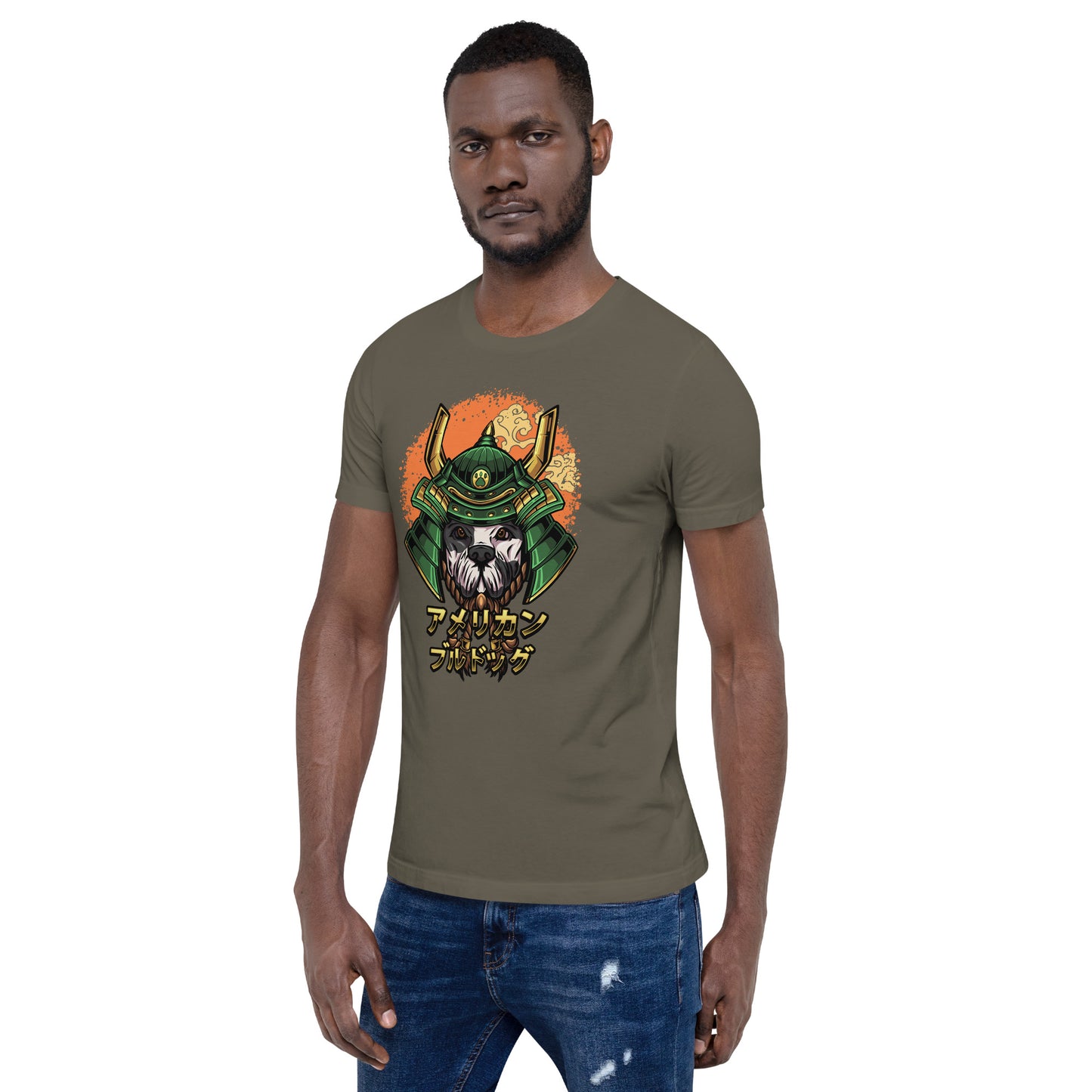 Amerikanische Bulldogge Buntaicho - Unisex T-Shirt